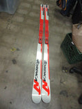 Used Nordica Doberman GSR 186cm World Cup Skis w/ Marker Race Plates