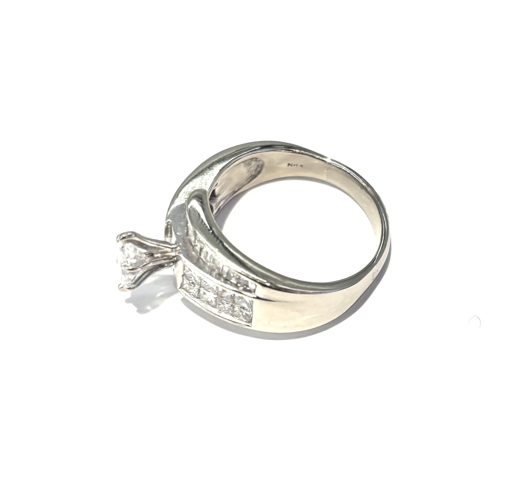 3ctw Diamond Bypass Ring