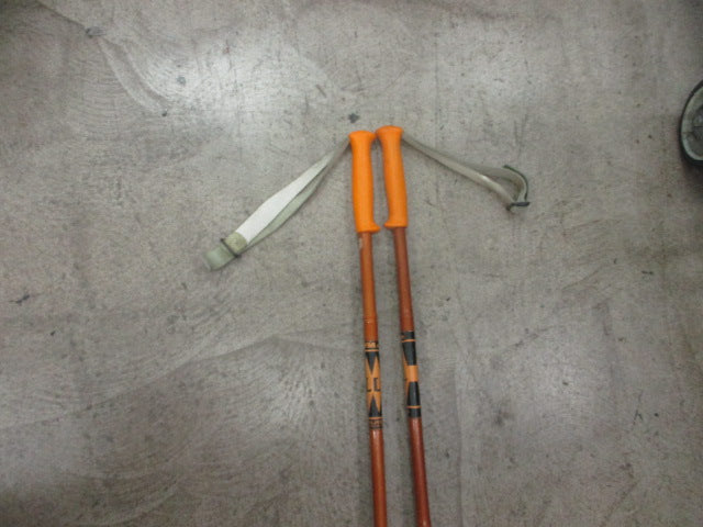 Used Vintage M-Staven Lil Jedahl Bamboo 58 Ski Poles